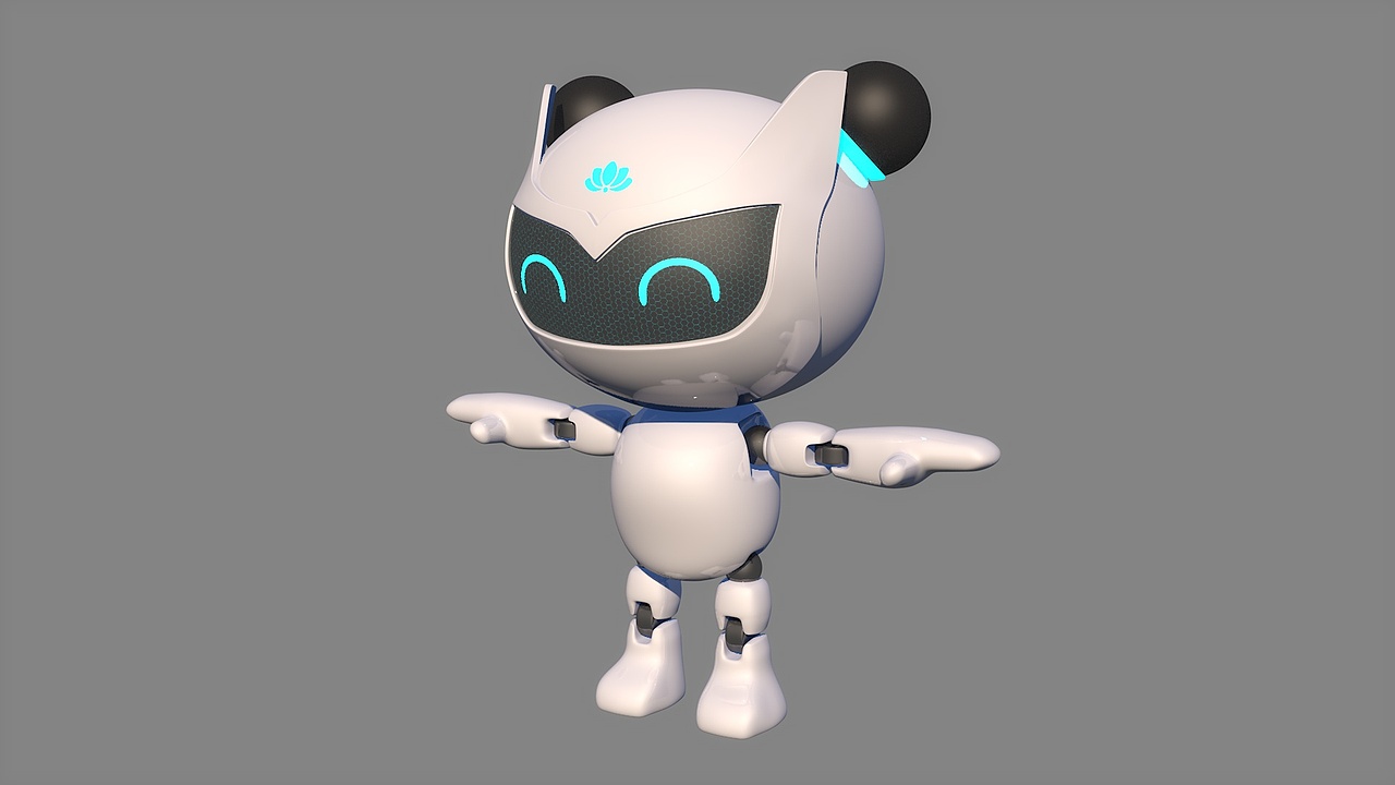 可爱哪吒机器人-c4d模型