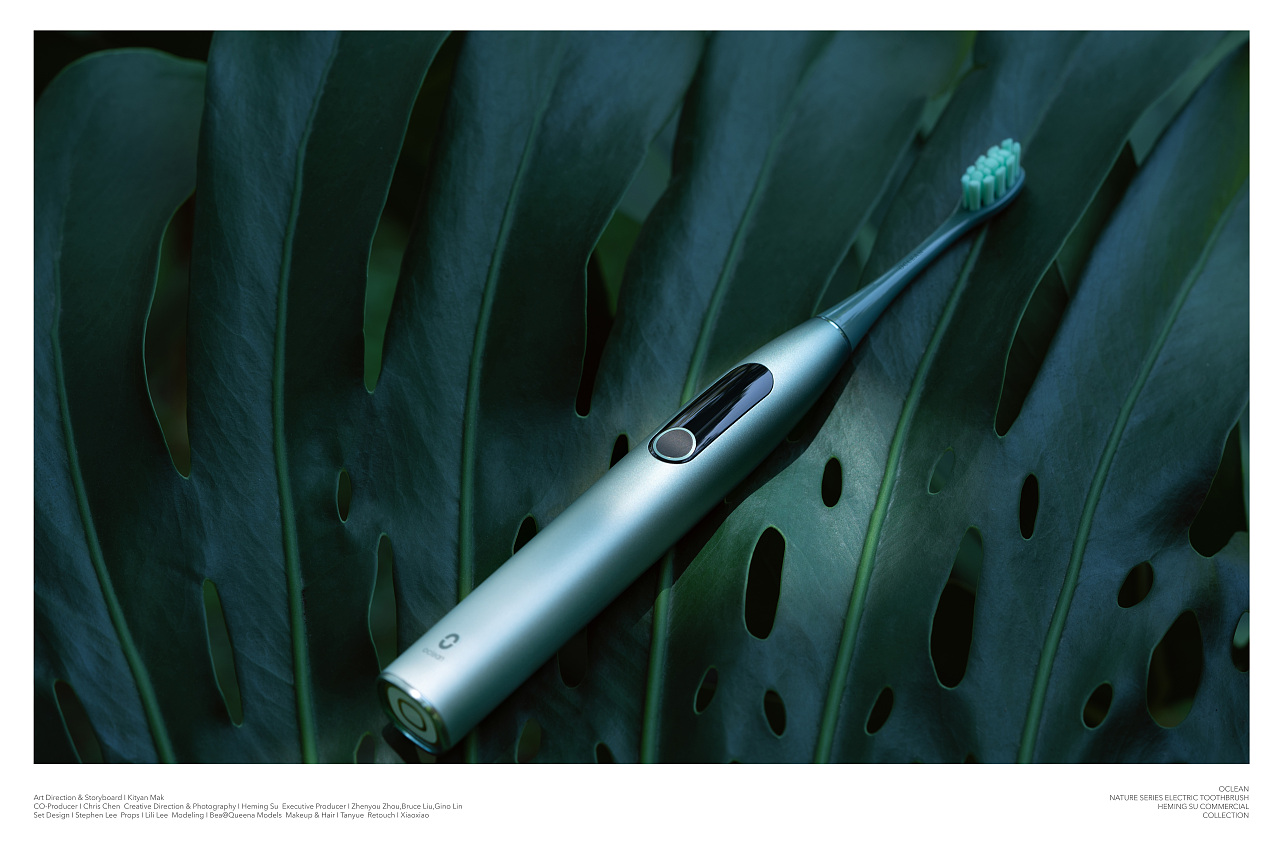 ocleannatureseries智能电动牙刷平面广告
