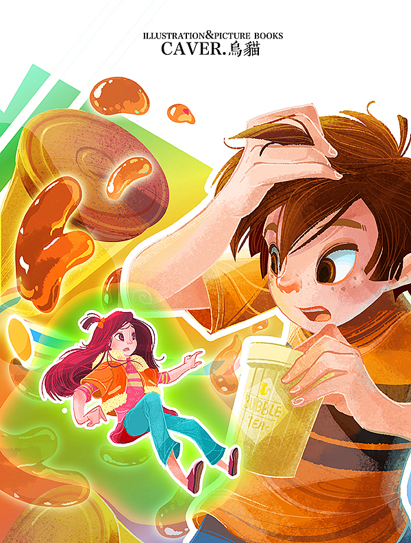 儿童文学《拇指班长》丛书插图（图ZMjkzNDMwNTI=） - 商业插画 - 站酷设计师caver乌猫原创素材 - 站酷ZCOOL