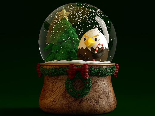 Egleee圣诞水晶球