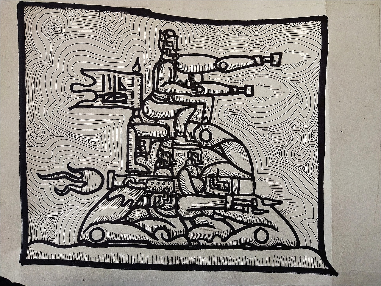 戰(zhàn)車（圖ZMTk2NDk2NDI4） - 新銳潮流插畫 - 站酷設(shè)計師旁觀者迷佬思原創(chuàng)素材 - 站酷ZCOOL