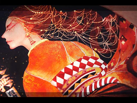 《寿限無.粉蛟龙》白中南颜彩-人川集