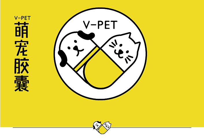 V-PET 萌宠胶囊公众号版式设计/VI 设计/吉祥物设计（图ZMTA3OTYwNzg4） - IP形象 - 站酷设计师Droopee_Wong原创素材 - 站酷ZCOOL