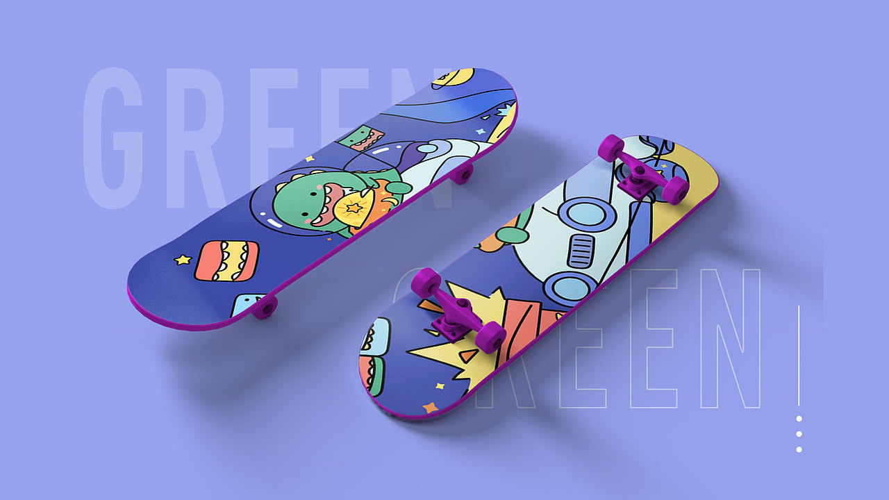 萌力星球主题插画——未来感&冒险、植物&派对（图ZMjY1NzI2MTc2） - 创作习作 - 站酷设计师可可天蓝原创素材 - 站酷ZCOOL