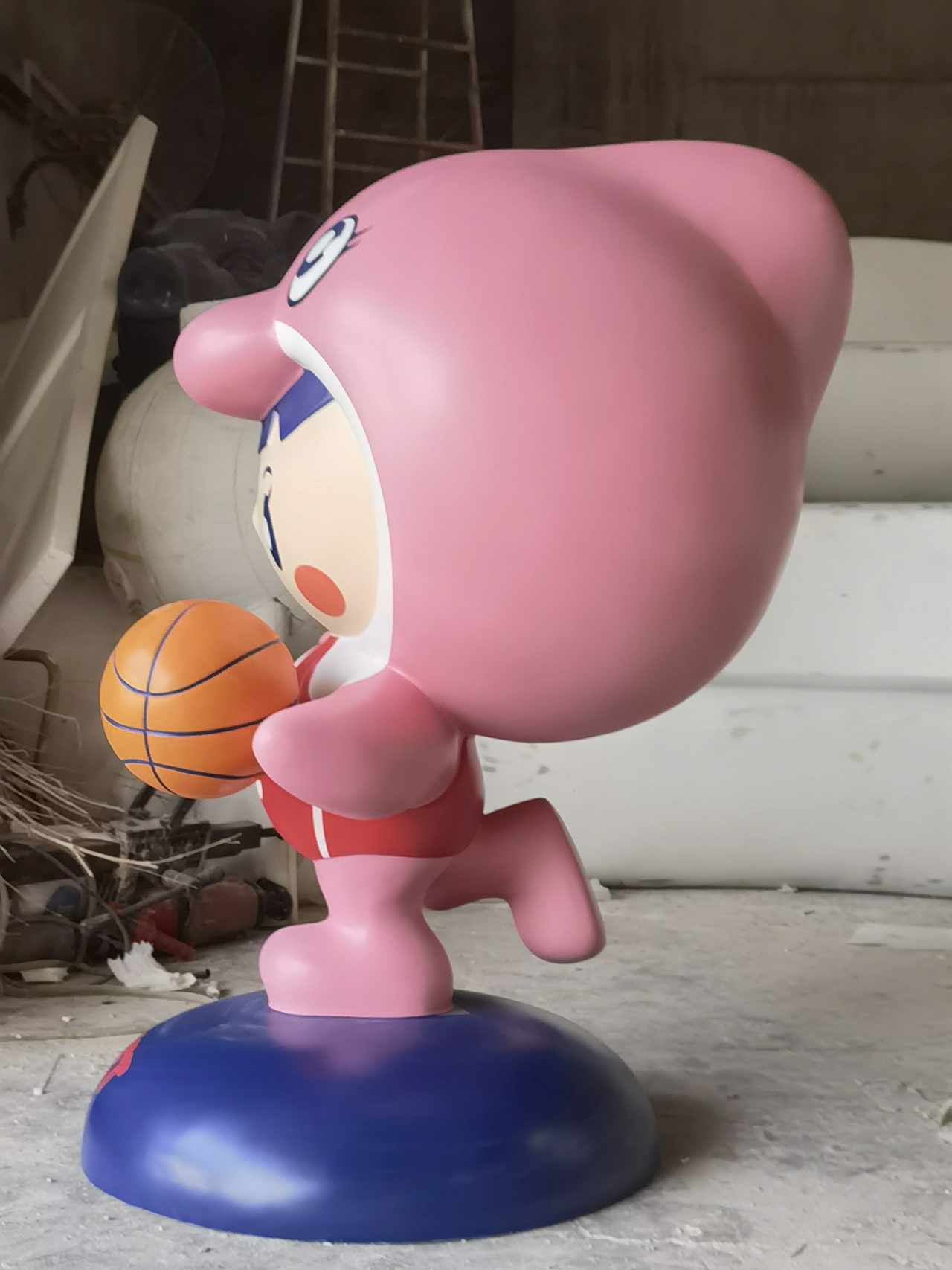 学校吉祥物摆件定制玻璃钢IP卡通雕塑立体公仔景观小品