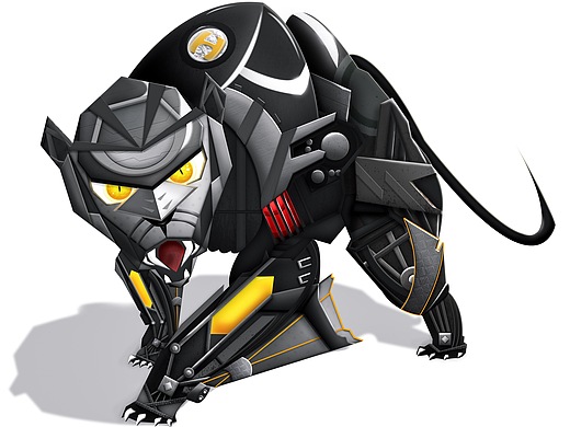 写实图标-机械豹子