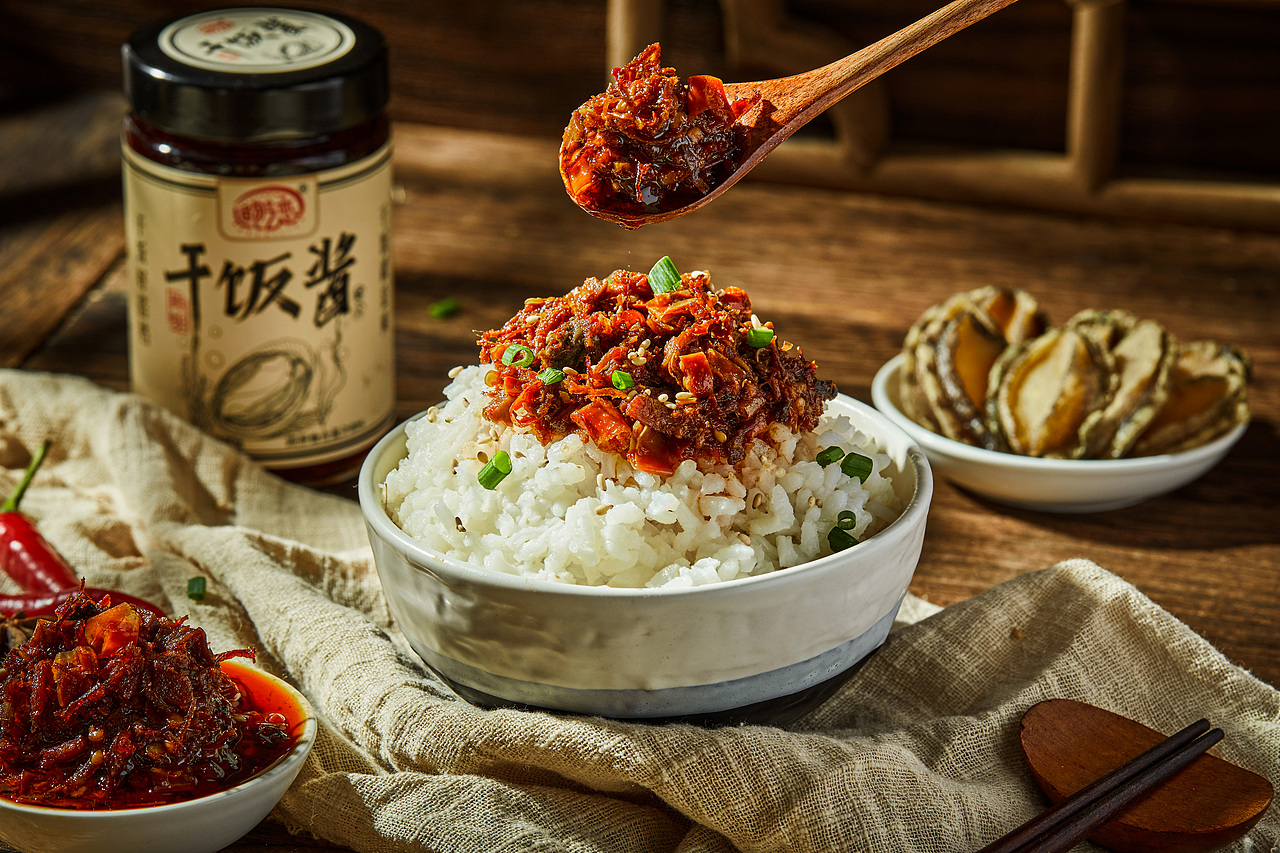 拌饭酱 美食 电商产品拍摄