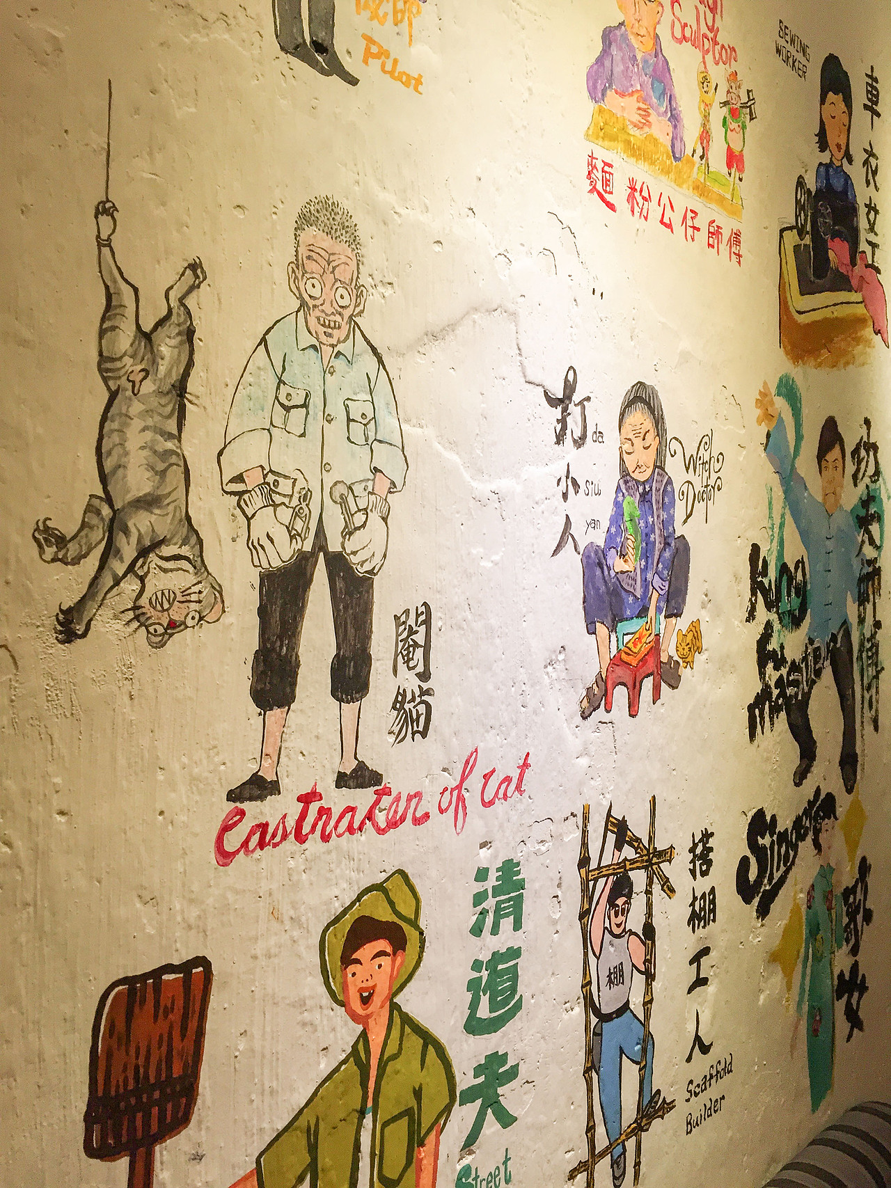 "香港老行業"壁畫活動（图ZMzk5MTEwODQ=） - 创作习作 - 站酷设计师ChowLee原创素材 - 站酷ZCOOL