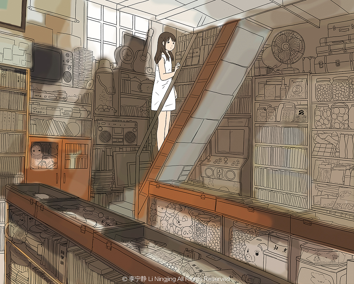 回忆的房间（图ZMjA5ODAzMDY0） - 商业插画 - 站酷设计师李宁静april原创素材 - 站酷ZCOOL