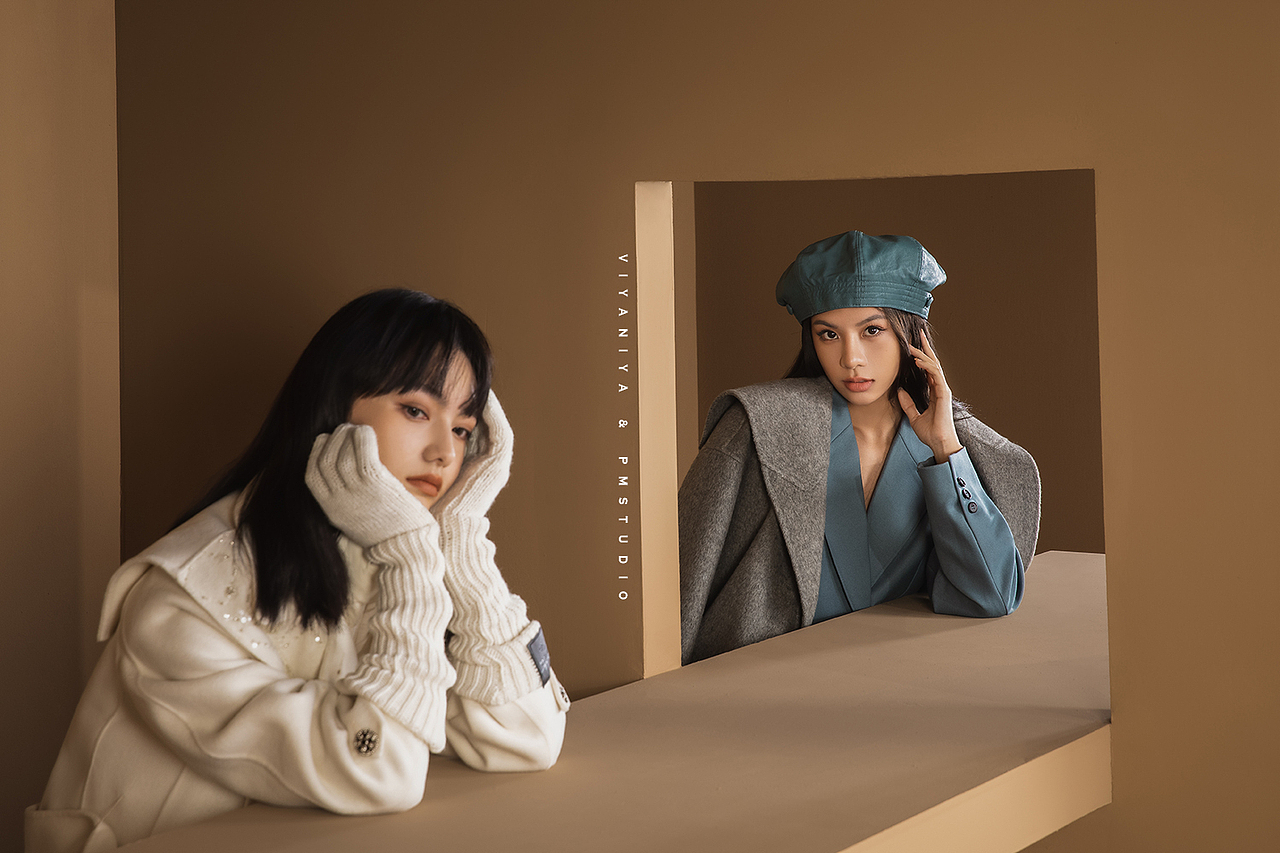 viyaniyaxpm2021羊毛大衣节拍摄