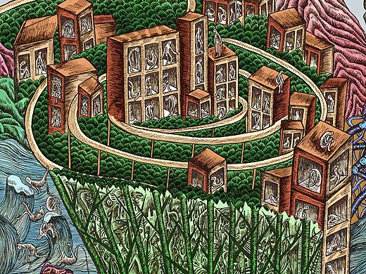 鱼凫巫觋纪（个人主页-ZMjg3Mzc0MTY=） - 艺术插画 - 站酷设计师丁小厌原创素材 - 站酷ZCOOL