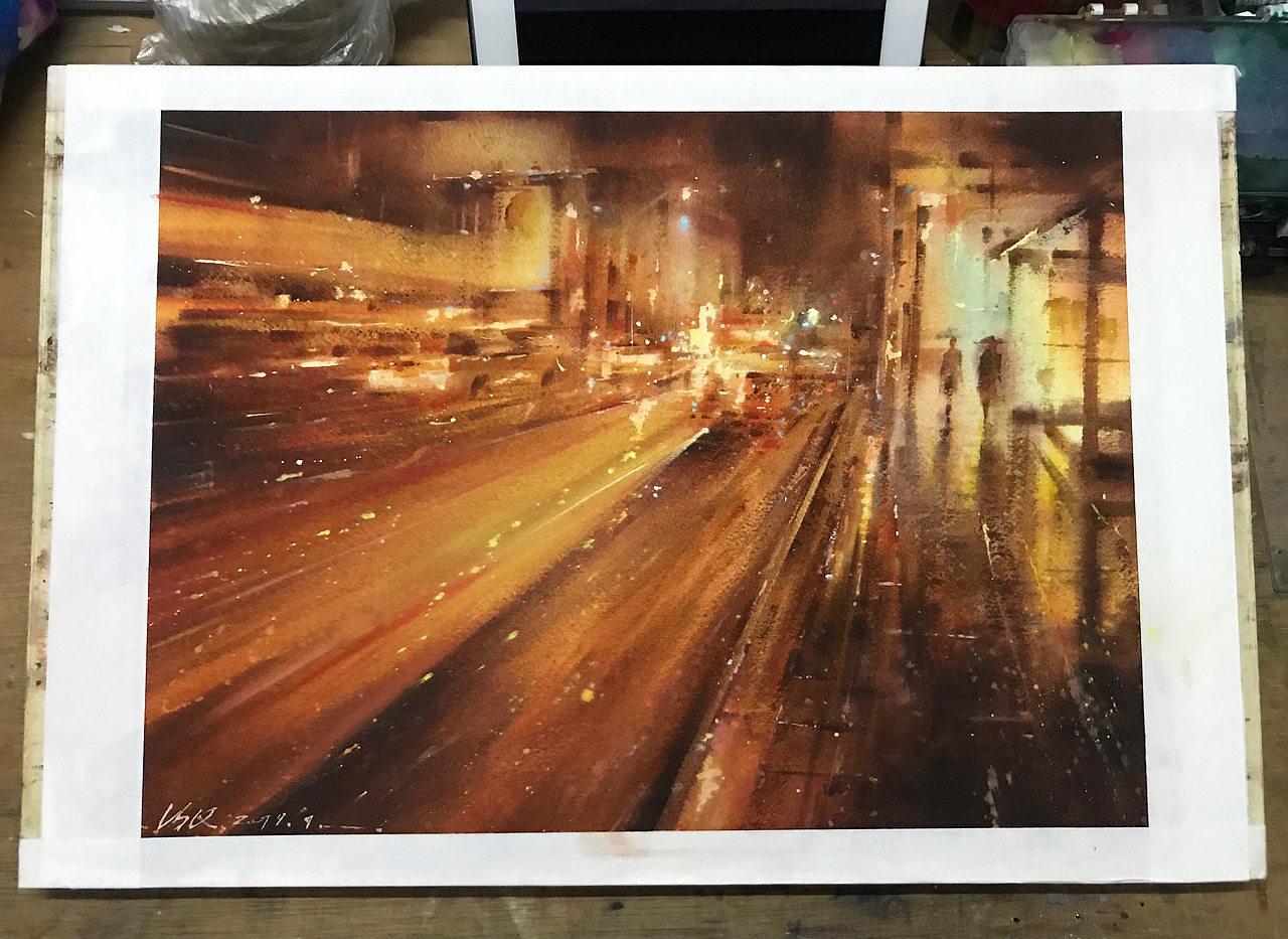 水彩湿画法练习（图ZMTc1Nzg5ODk2） - 绘画 - 站酷设计师陈思齐水彩原创素材 - 站酷ZCOOL