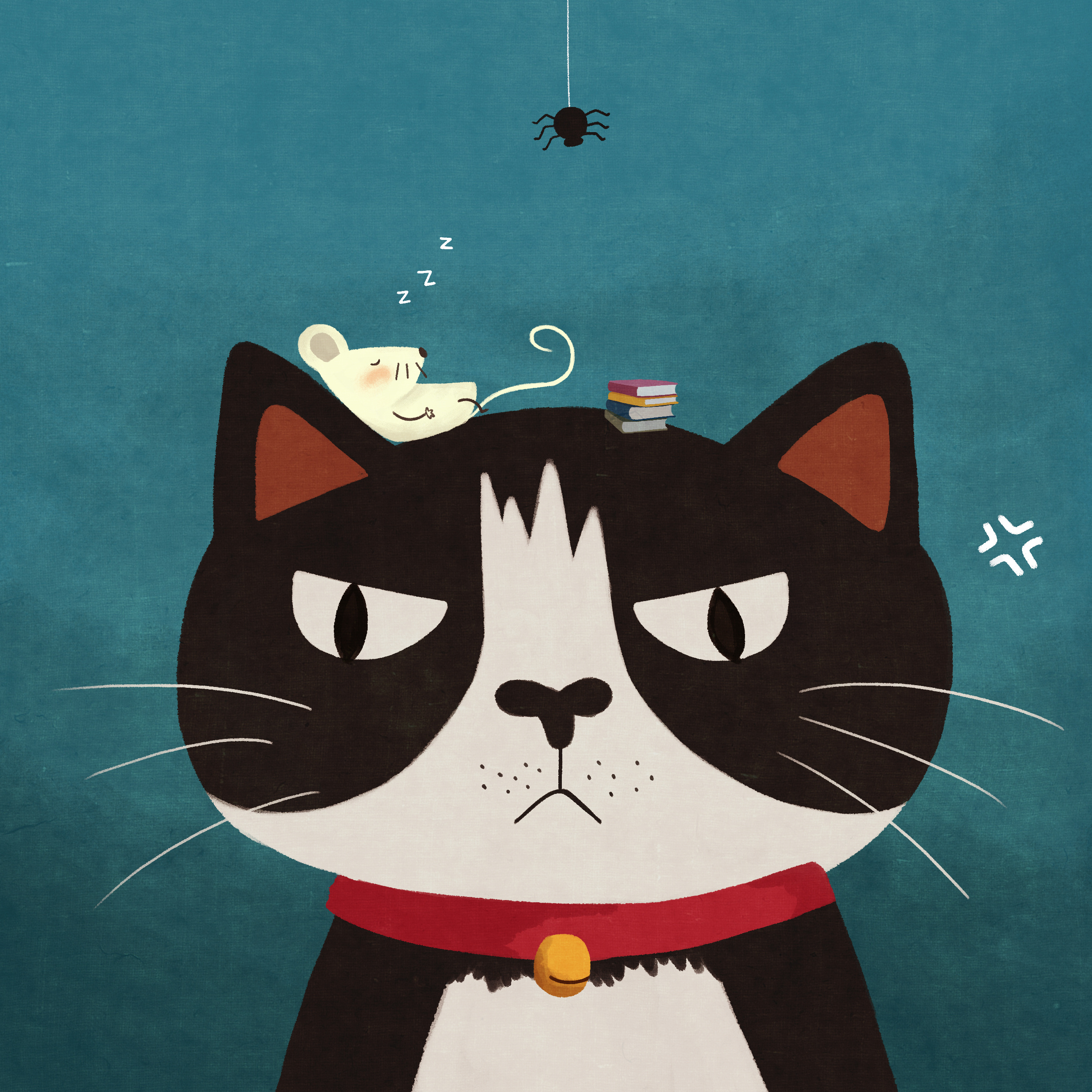 猫咪|插画|插画习作|千寻阿 - 原创作品 - 站酷 (zcool)