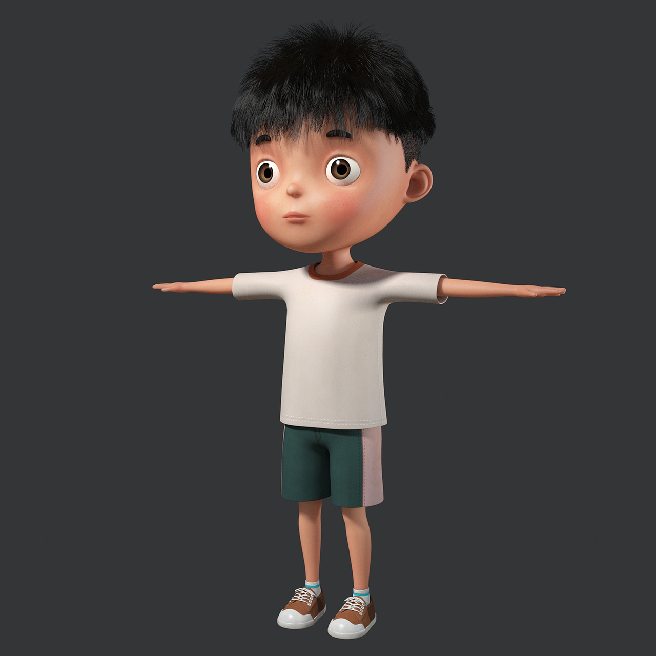 三维动画人物 小孩子