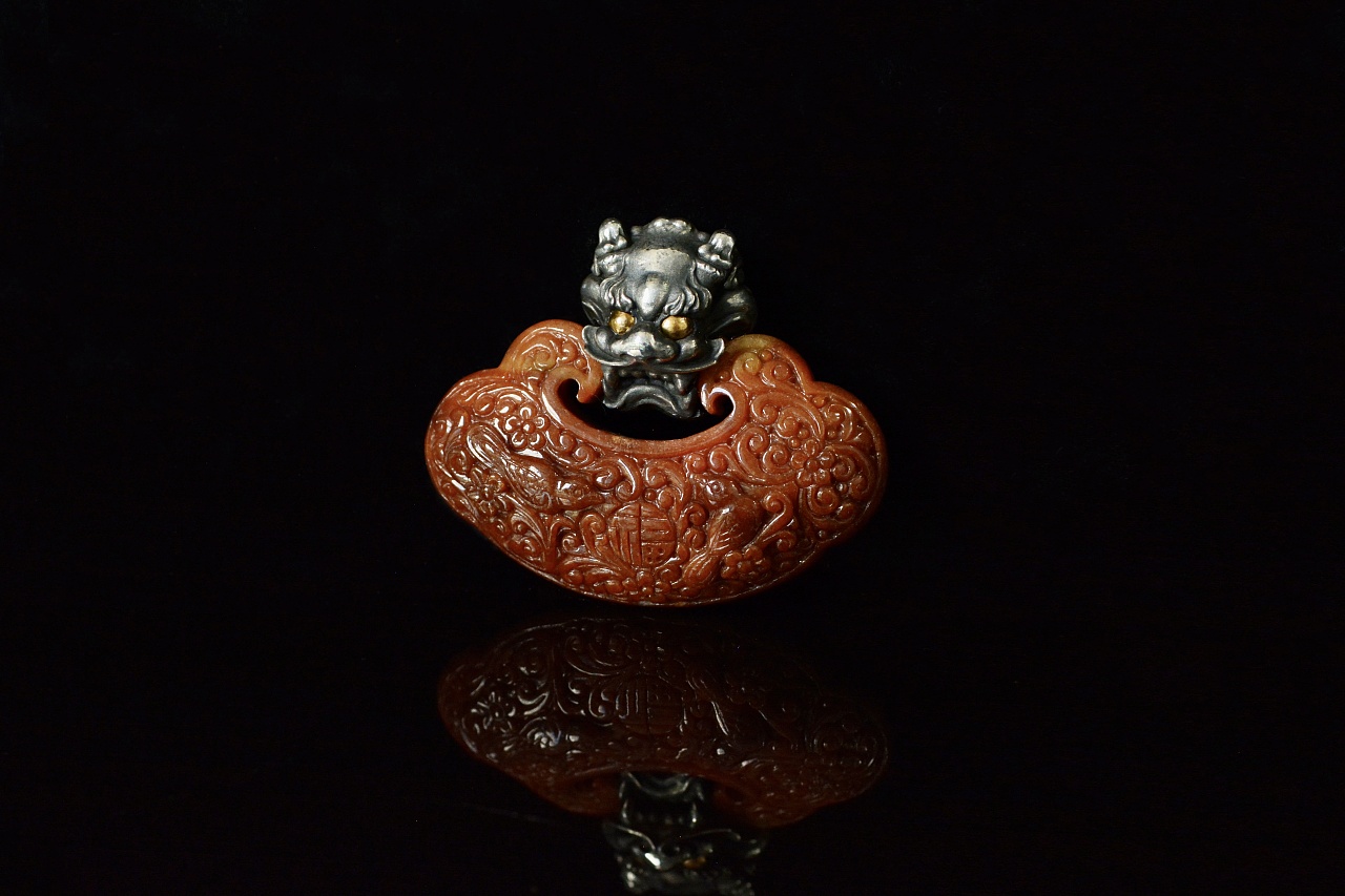 设计师作品|红翡翠兽头吊坠