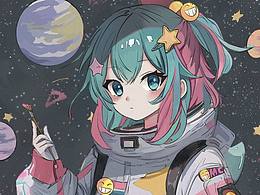 畫筆下-彩色的宇宙