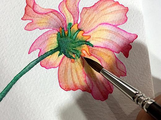 水彩一朵花（个人主页-ZMjQ0ODAyNDQ=） - 绘画 - 站酷设计师ninili原创素材 - 站酷ZCOOL