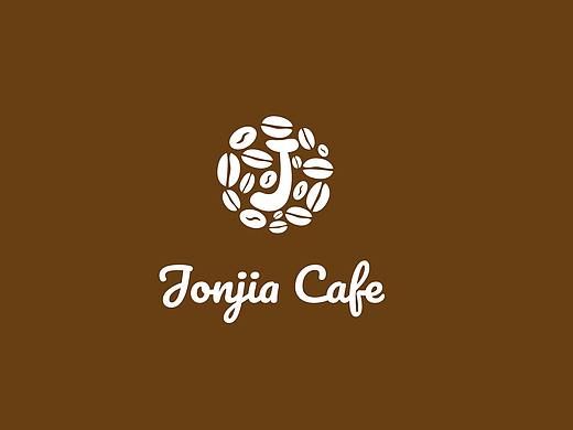 jonjia cafe【多元素构成】【logo】