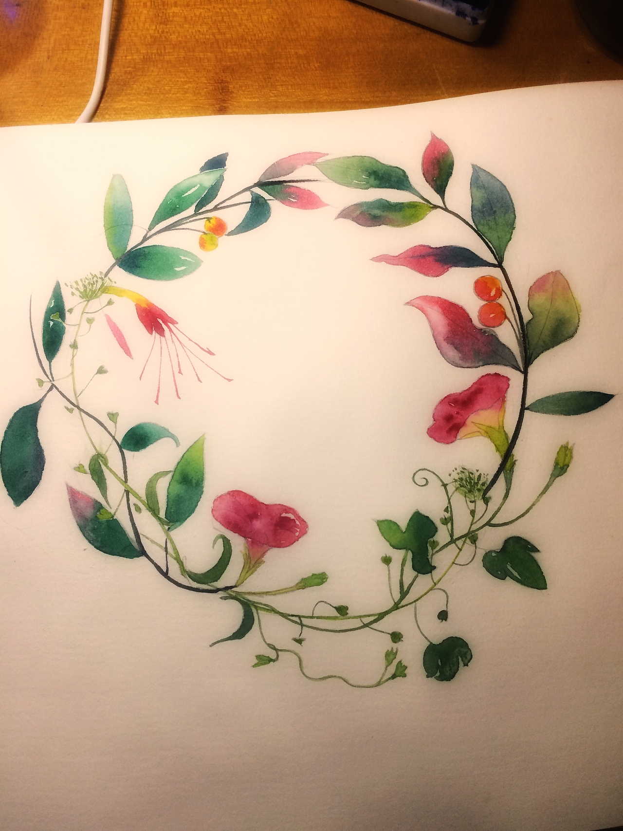 晚上练习画的，刚开始惨不忍睹，后来慢慢来还凑合看