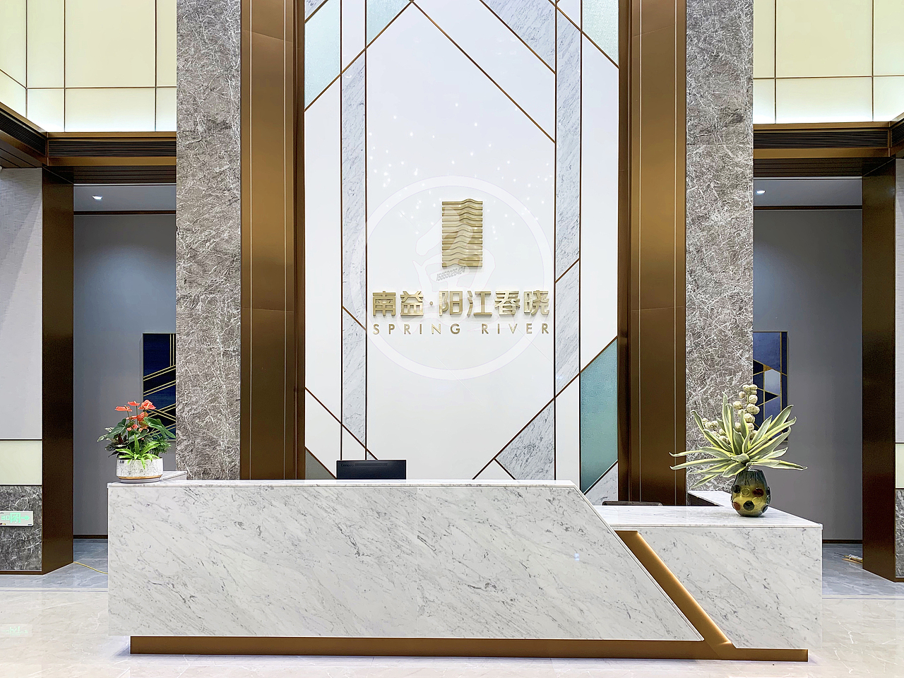 前台背景墙logo立体字