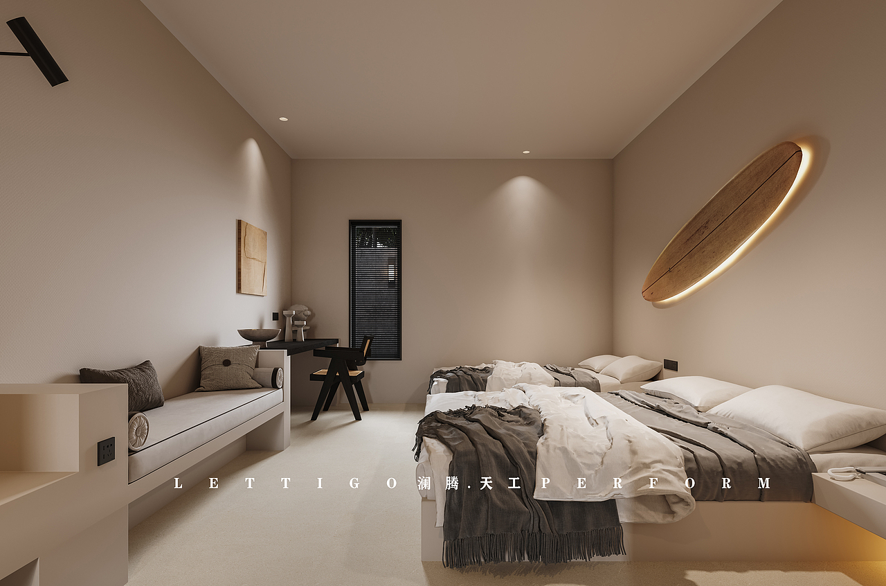 海南民宿客房|卫生间效果图案例