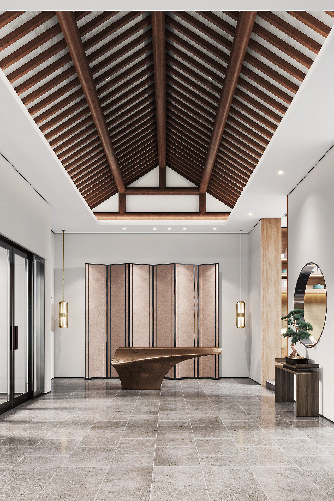 临摹:蓝城·仪征桃李春风生活体验馆