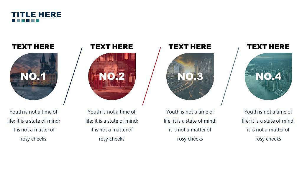 【深蓝青年】质感大气年终图文排版总结提报模板