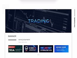 加密币交易网站UI以及用户体验设计作品