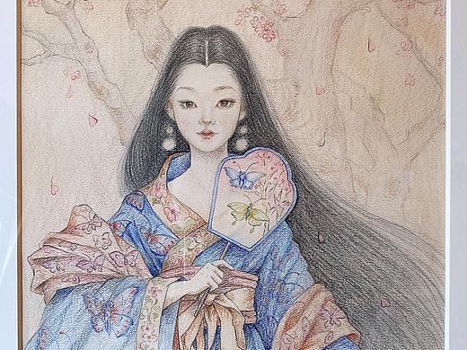 少女（个人主页-ZNTA4NTMwODg=） - 绘画 - 站酷设计师Fionaduan原创素材 - 站酷ZCOOL