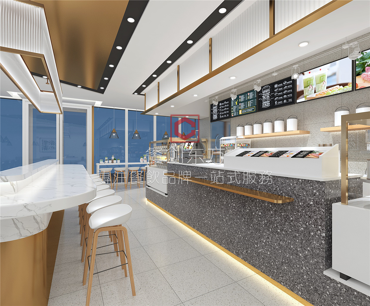 奈雪的茶店面設(shè)計（圖ZMjEwNDc5Njg4） - 家裝設(shè)計 - 站酷設(shè)計師餐創(chuàng)東方品牌策劃原創(chuàng)素材 - 站酷ZCOOL