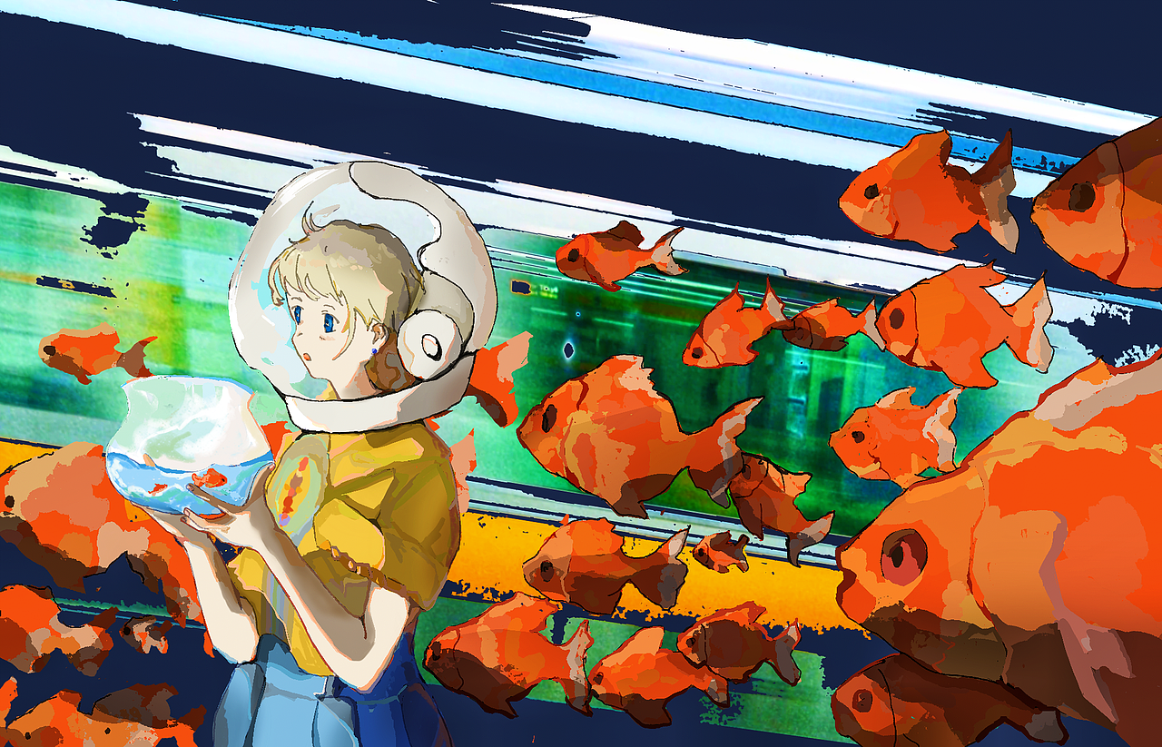 游鱼（图ZMzgwNDI3Mjc2） - 创作习作 - 站酷设计师顾念当归原创素材 - 站酷ZCOOL