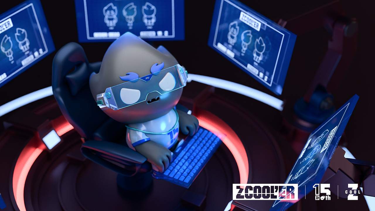 ZCOOL'ER【Z酷儿成团夜】（图ZMjU4NzE5NDky） - IP形象 - 站酷设计师啵啵酥原创素材 - 站酷ZCOOL