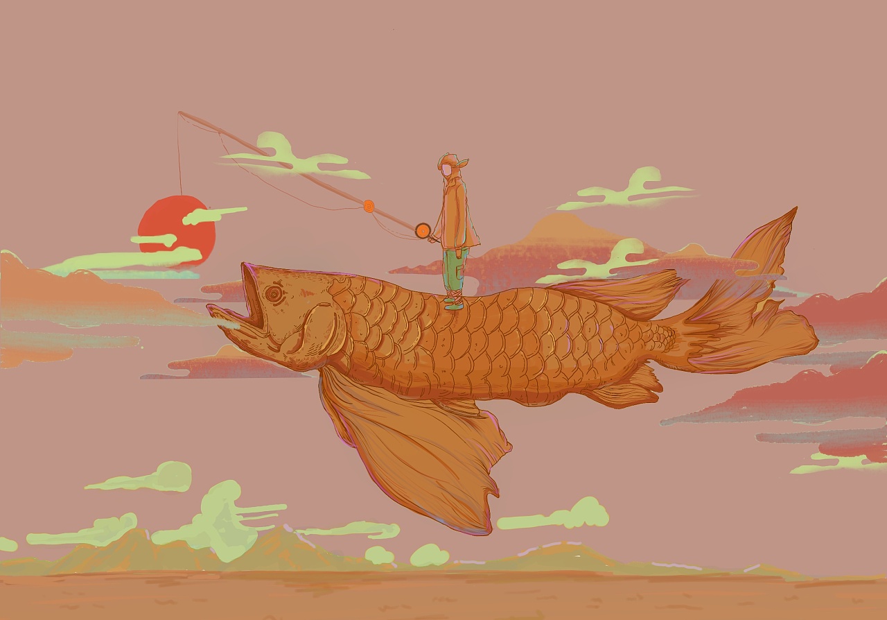 大鱼|插画|绘本|司纪元 - 原创作品 - 站酷 (zcool)