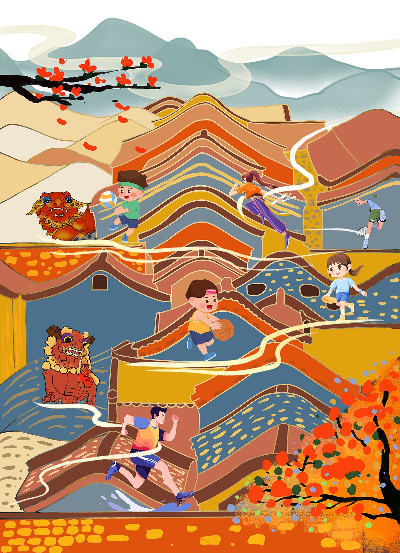 广州城市文化（图ZMzc3NDAyNTQw） - 创作习作 - 站酷设计师曦薇绘画原创素材 - 站酷ZCOOL