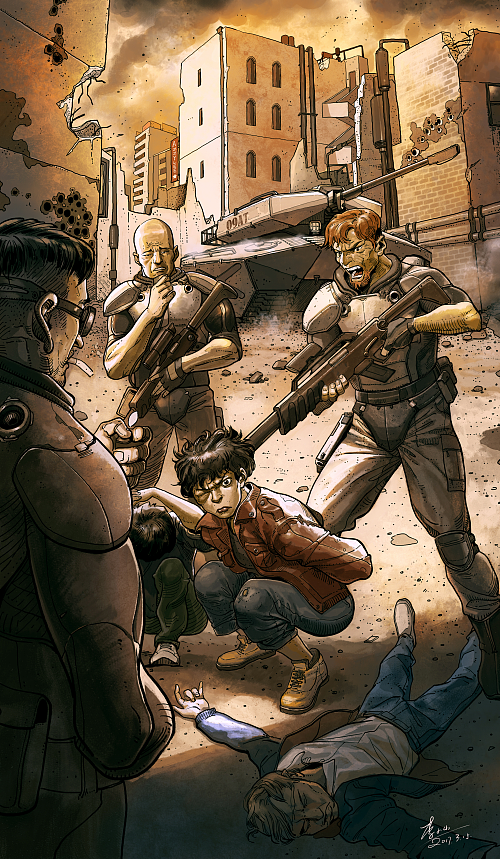 即将被杀的二小（个人主页-ZMjA4MjU5Mjg=） - 单幅漫画 - 站酷设计师李小山原创素材 - 站酷ZCOOL