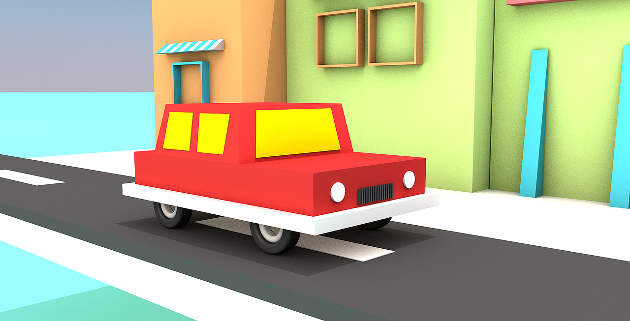 低多边形城市建模（图ZOTExODcyNDQ=） - 场景 - 站酷设计师板板233原创素材 - 站酷ZCOOL