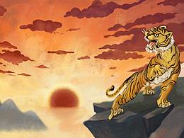 黑糖彪场景插画