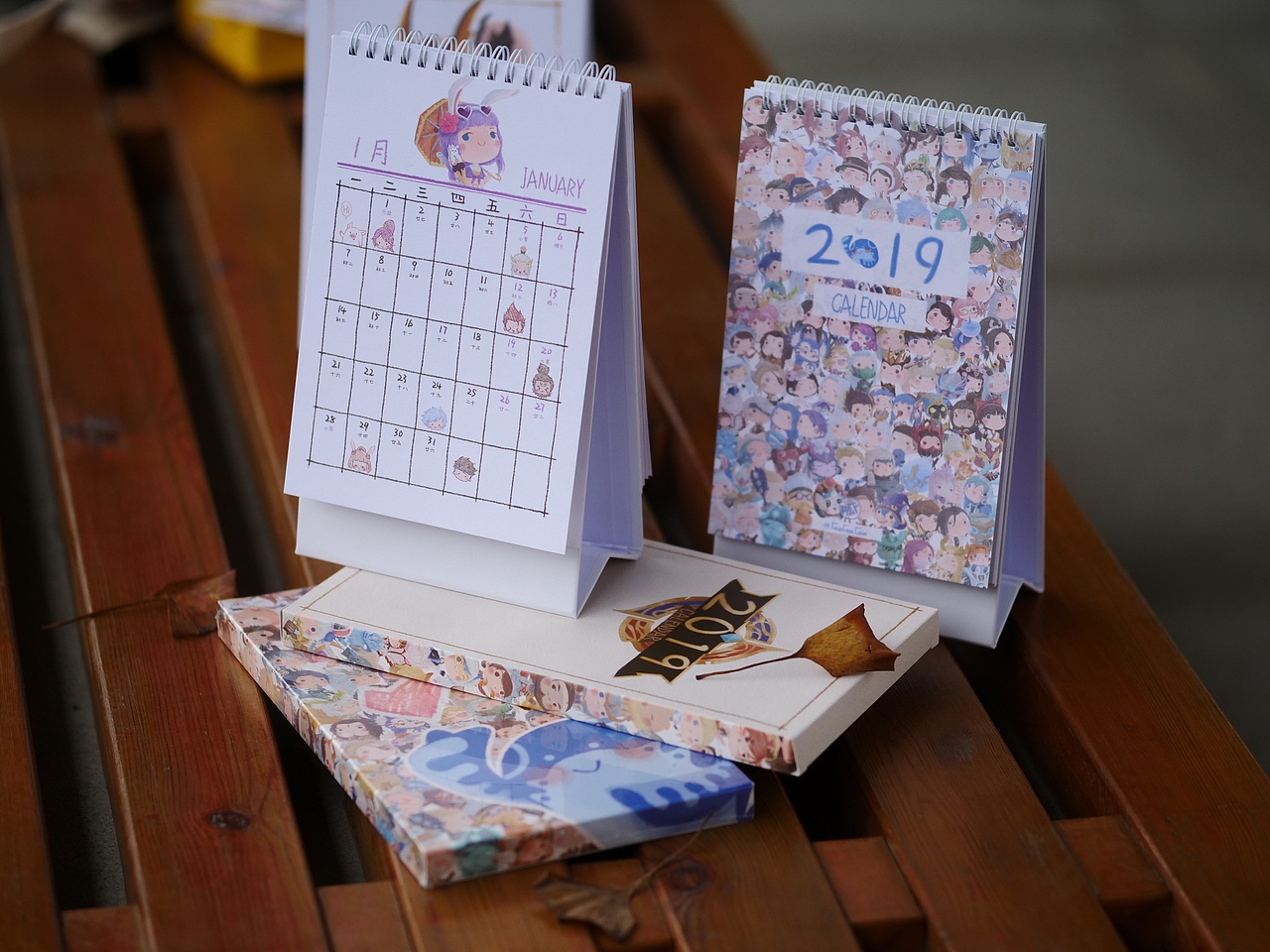 王者荣耀同人Q版2019台历