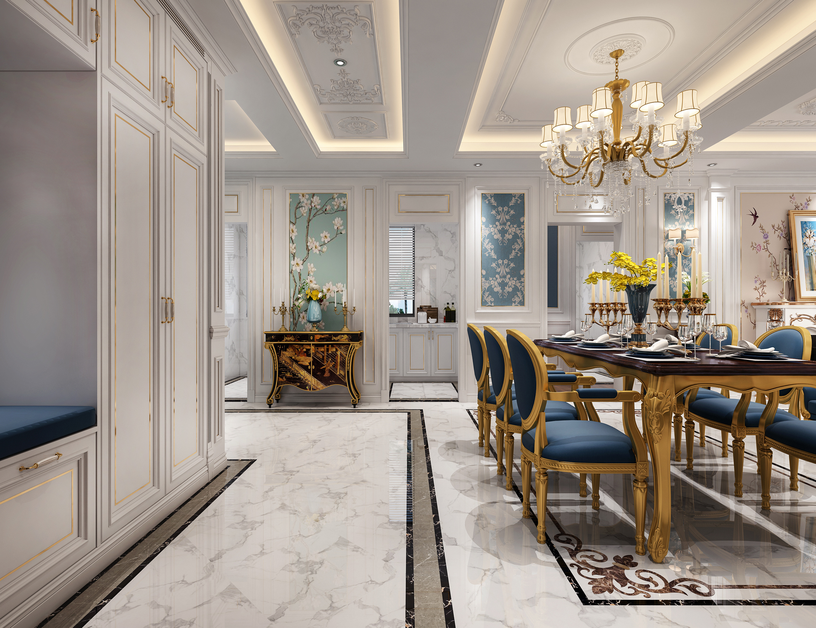欧式轻奢|空间|室内设计|1992效果图制作 - 原创作品 - 站酷 (zcool)