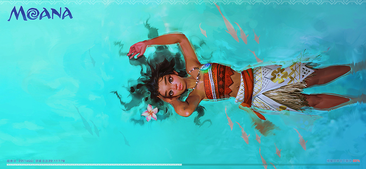 迪士尼—Moana（海洋奇缘）UI虚拟项目