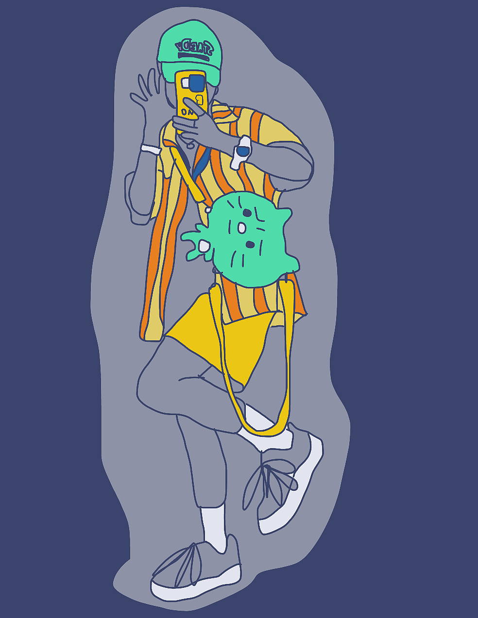 多巴胺系列（图ZMzc3MDU4ODg4） - 创作习作 - 站酷设计师羊羔君sddlamb原创素材 - 站酷ZCOOL