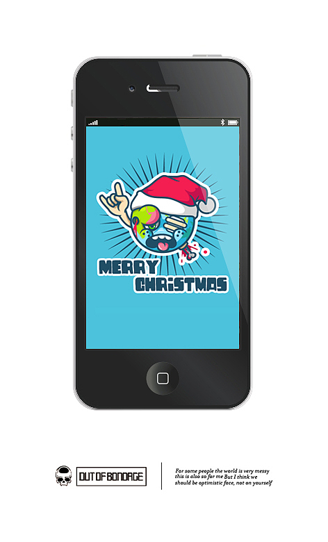 圣诞节快乐！（图ZNzg0ODAyOA==） - 新锐潮流插画 - 站酷设计师憨人原创素材 - 站酷ZCOOL