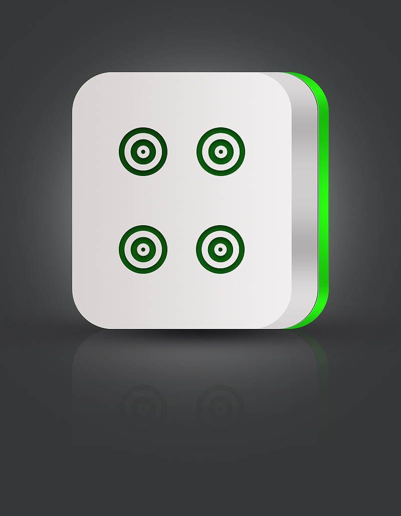 UI图标练习-麻将（图ZNzEyMjA3NjQ=） - 图标 - 站酷设计师QH那年匆匆原创素材 - 站酷ZCOOL