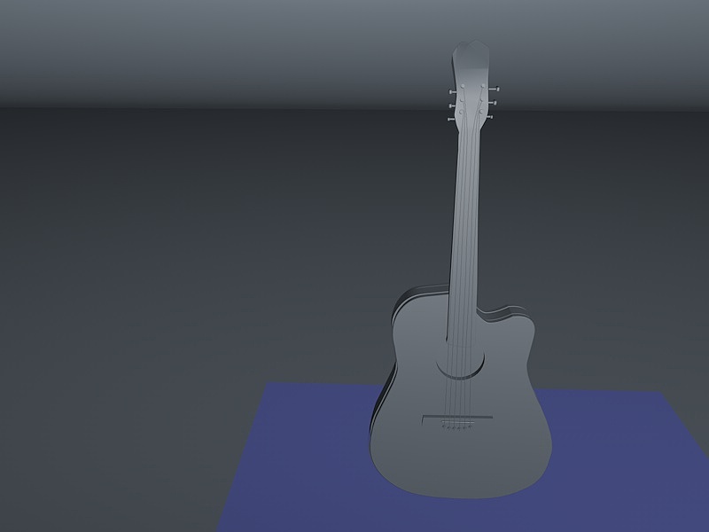 C4D吉他
