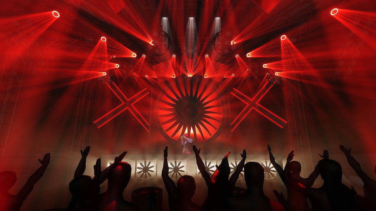 live house灯光设计灯光演示（图ZMjkyNjc5NjYw） - 舞台美术 - 站酷设计师kejian2021原创素材 - 站酷ZCOOL