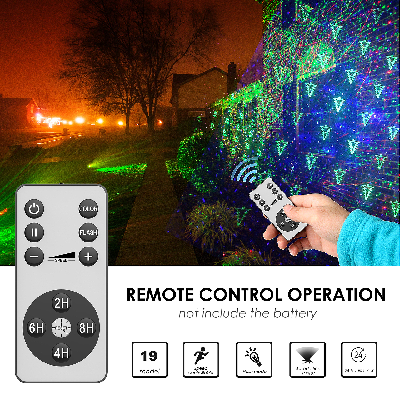 圣诞 激光灯 建模渲染 亚马逊美工 聚光影像