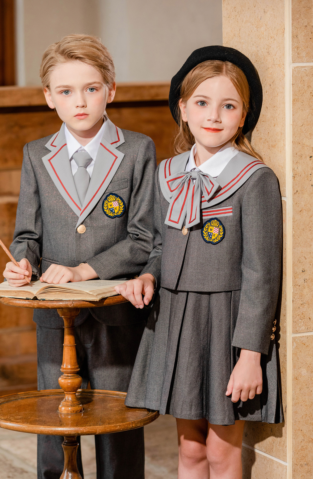 《minibear》童装校服拍摄-英伦系列（图ZMjc0NTUxMjMy） - 人像摄影 - 站酷设计师丶心五口原创素材 - 站酷ZCOOL