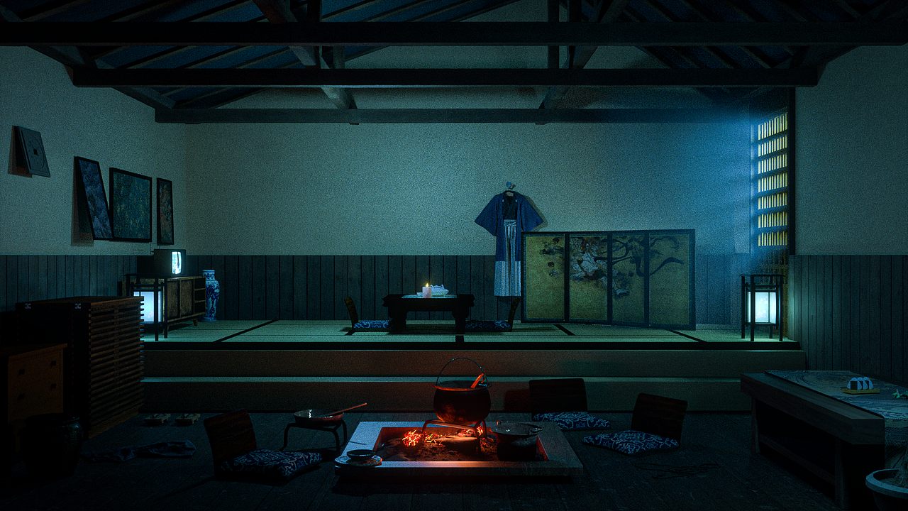 密室场景建模渲染（图ZMjk0MjcyMDc2） - 场景 - 站酷设计师YoungZibet原创素材 - 站酷ZCOOL