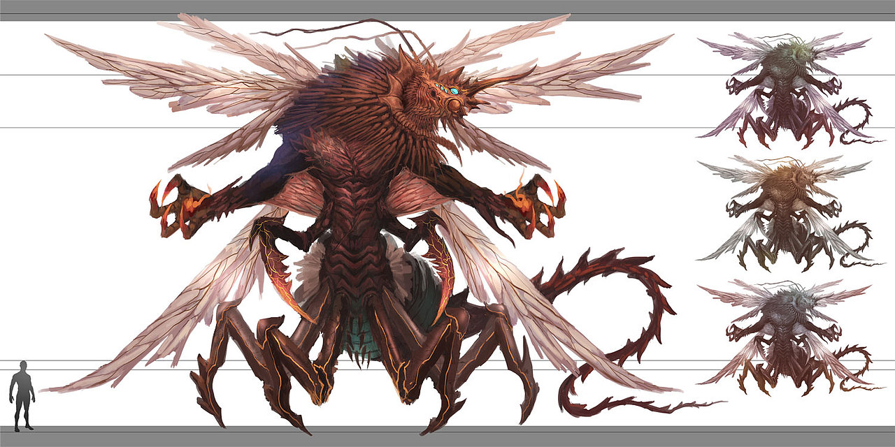 《魔兽山》虫族概念设定