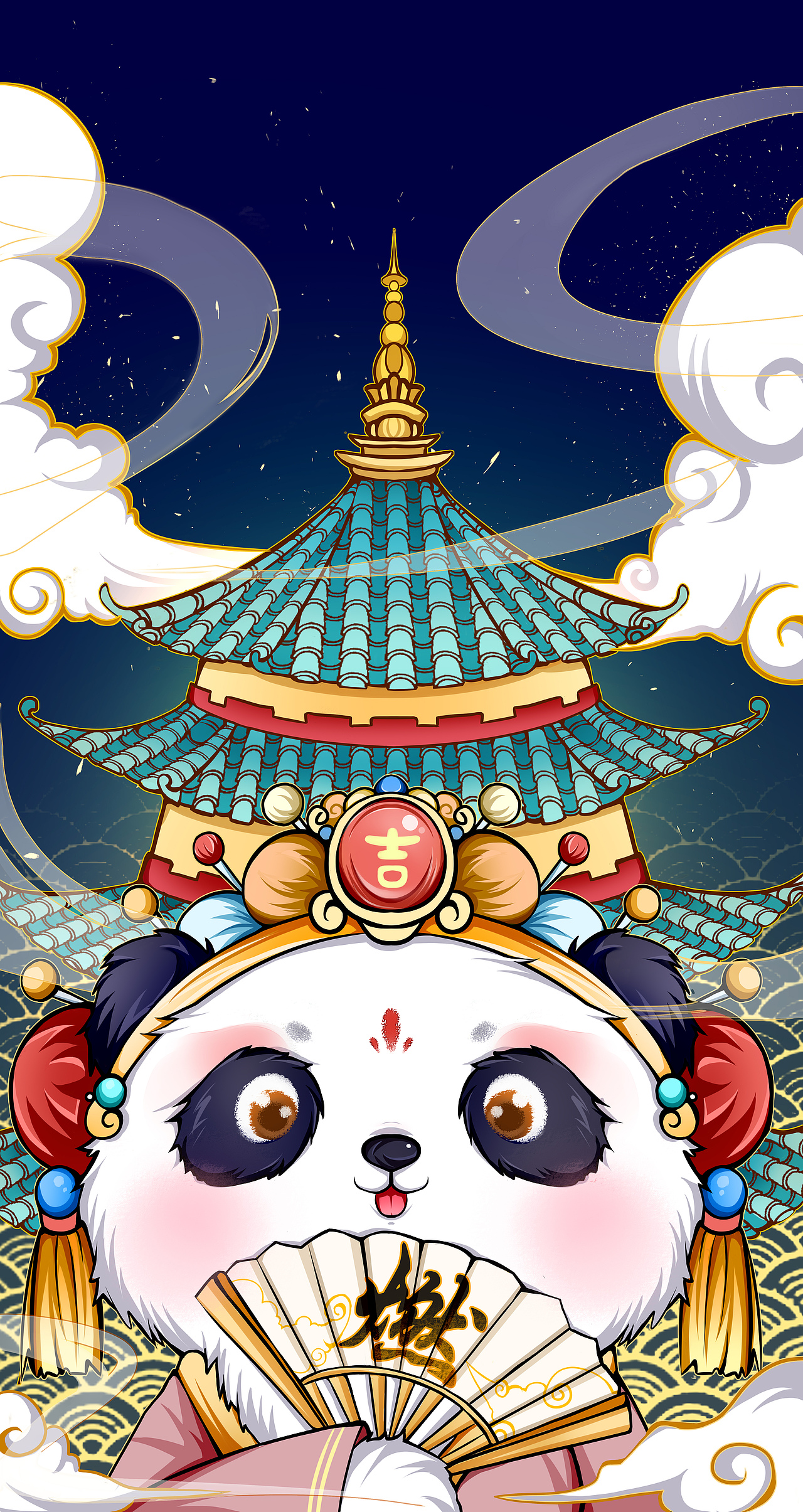 国潮熊猫（图ZMjc5NTQ1MjEy） - 创作习作 - 站酷设计师简小原创素材 - 站酷ZCOOL